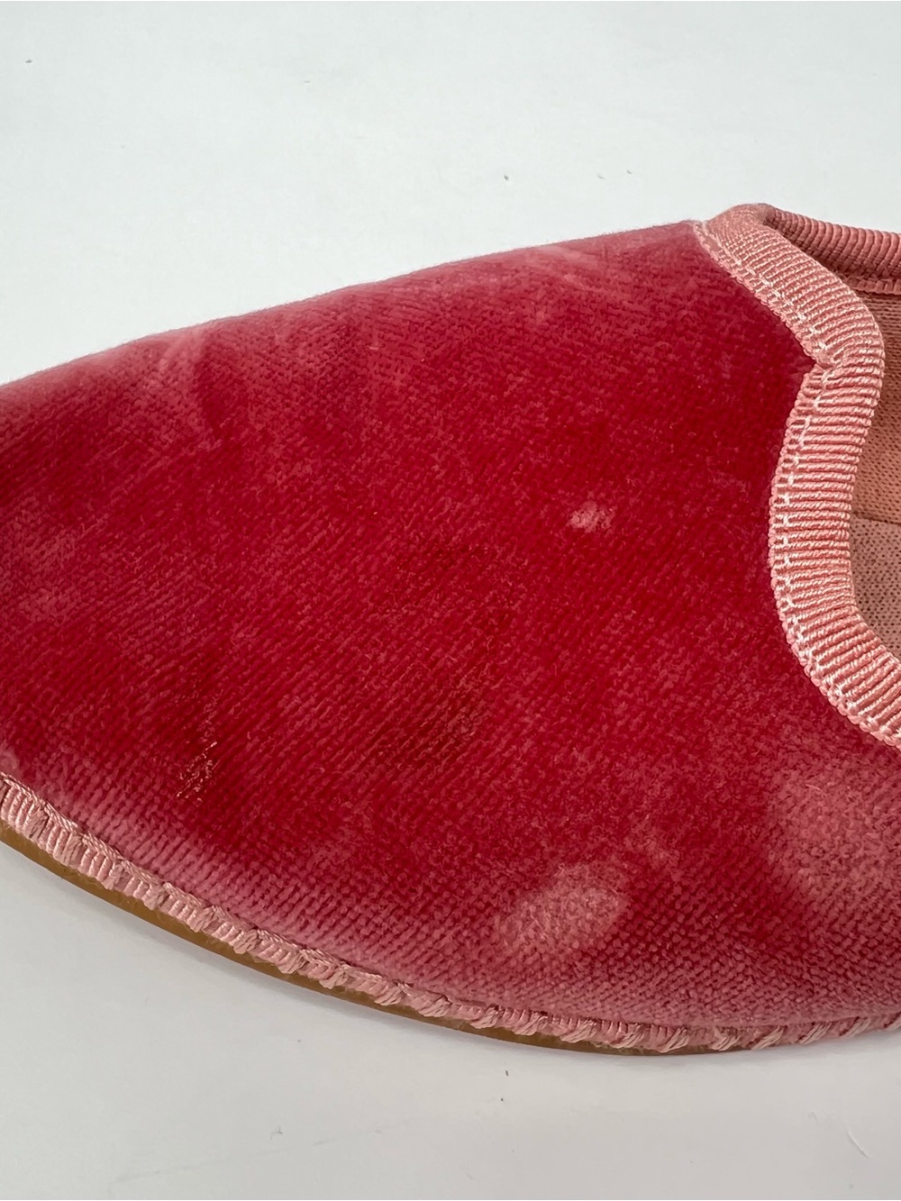 ITALEAU Allegra Velvet Flats Women's Size 39.5 US 9 Handmade in Italy Comfort - Picture 6 of 11